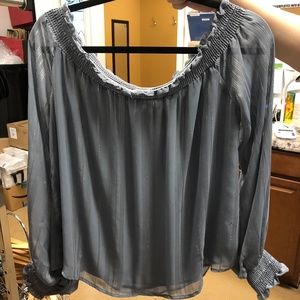 Lush- Grey Blouse